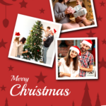 Free Customizable Christmas Photo Collage Templates | Dochipo In Christmas Picture Collage Template