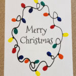 Free Fingerprint Christmas Lights Printable Template With Christmas Lights Fingerprint Template