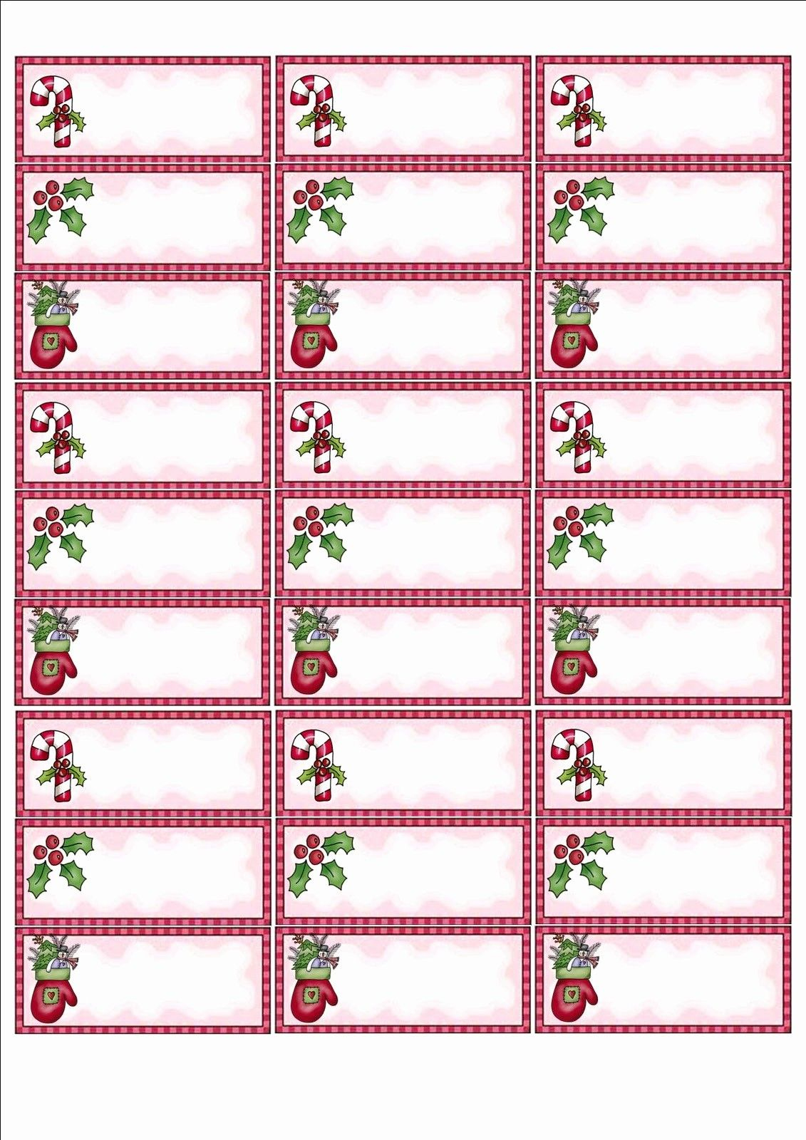 Free Free Printable Christmas Address Labels Templates, Download with Christmas Mailing Labels Template Free