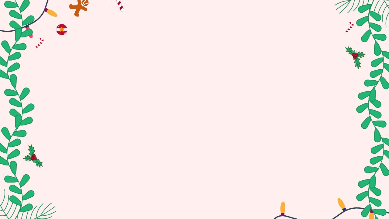 Free Google Slides Christmas Background Powerpoint Template in Christmas Slide Template Pink