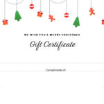Free Google Slides Christmas Gift Template Powerpoint Pertaining To Christmas Present Gift Certificate Template
