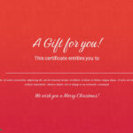 Free Google Slides Christmas Gift Template Powerpoint With Regard To Christmas Themed Certificate Template