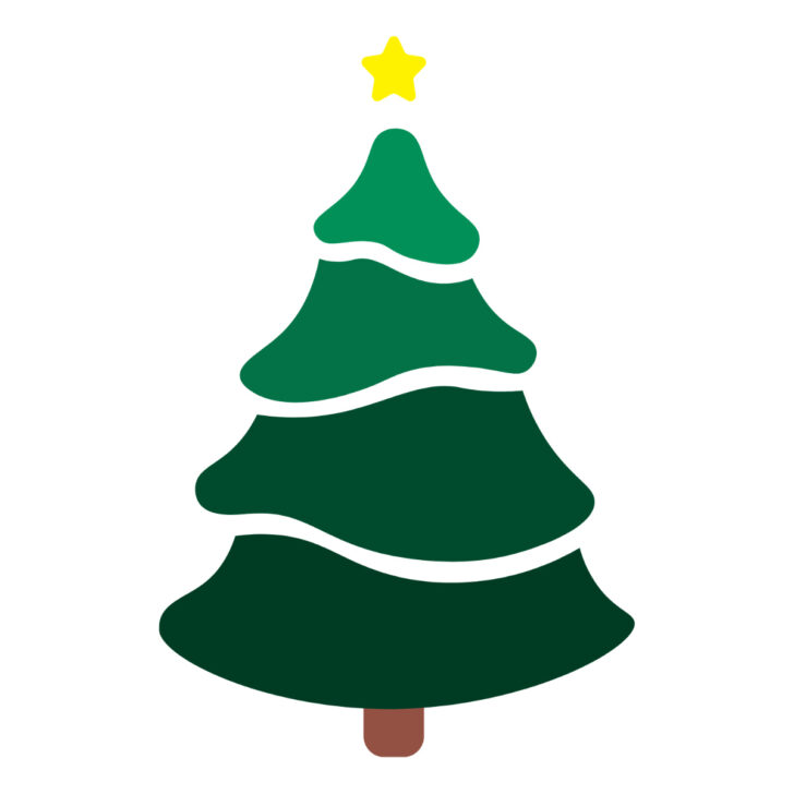 Christmas Tree Clipart Template