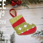 Free Pdf Pattern  Christmas Tree & Stocking Ornaments Intended For Christmas Stocking Tree Decoration Template