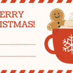 Free, Printable And Customizable Gift Tag Templates | Canva With Regard To Christmas Tag Free Template