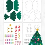 Free Printable Build A Christmas Tree Cutout   Favorite Printables For Christmas Template Cut Out