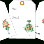 Free Printable Christmas Gift Tags To Make Your Spirits Bright In Christmas Tag Template Free Download