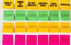 Free Printable Christmas Jeopardy Game – Play Party Plan throughout Christmas Jeopardy Game Template