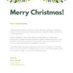 Free, Printable Christmas Letterhead Templates | Canva For Christmas Letterheads Template Free