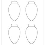 Free Printable Christmas Light Template | Diy Christmas Decoration In Christmas Light Bulb Pattern Template