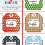 Free Printable Christmas Money Holders   The How To Home Pertaining To Christmas Money Holder Template