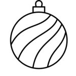 Free Printable Christmas Ornament Coloring Pages   Happy Toddler Throughout Christmas Ornament Coloring Template
