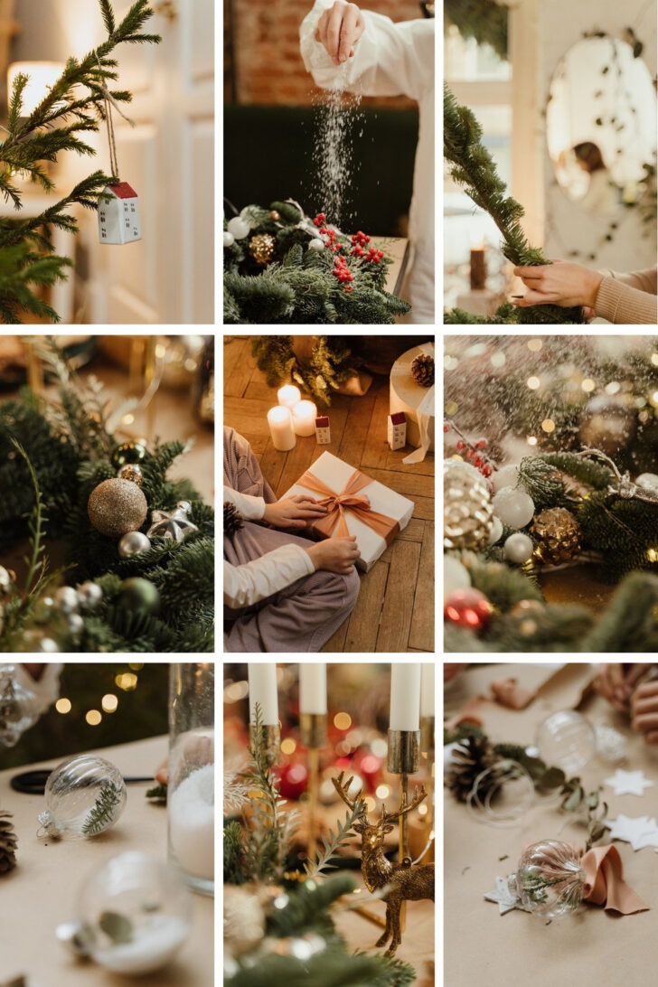 Christmas Photo Collage Template Free Christmas Photo Collage Template Free
