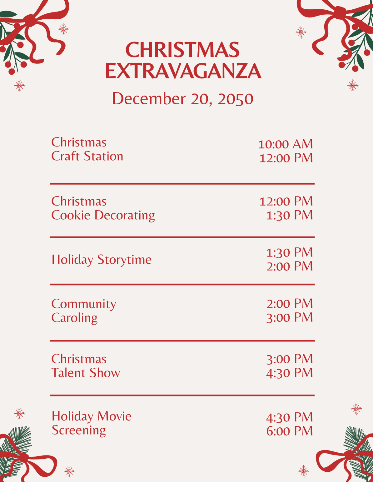 Free Printable Christmas Program Template To Edit Online throughout Christmas Program Template Printable