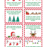 Free Printable Christmas Scavenger Hunt Clues   Cassie Smallwood Intended For Christmas Scavenger Hunt Card Template