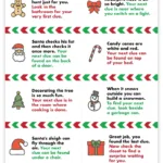 Free Printable Christmas Scavenger Hunt   Pjs And Paint Regarding Christmas Scavenger Hunt Card Template