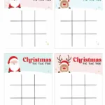 Free Printable Christmas Tic Tac Toe   Favorite Printables Within Christmas Tic Tac Toe Template