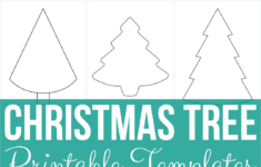 Free Printable Christmas Tree Templates And Outlines for Christmas Tree Decoration Template Free