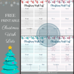 Free Printable Christmas Wish List   Life As A Leo Wife Inside Christmas List Template For Teens