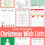 Free Printable Christmas Wish List Templates With Christmas List Template Free Printable