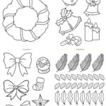 Free Printable Christmas Wreath Craft – Easy For Kids   Christmas With Christmas Template Cut Outs
