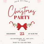 Free, Printable, Customizable Christmas Flyer Templates | Canva Inside Christmas Party Template For Flyers Free