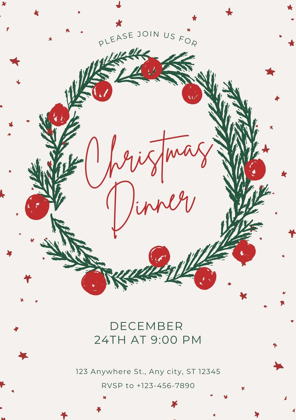 Free, Printable, Customizable Christmas Flyer Templates | Canva pertaining to Christmas Lunch Flyer Template
