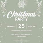 Free, Printable, Customizable Christmas Flyer Templates | Canva Pertaining To Christmas Party Flyer Template Free