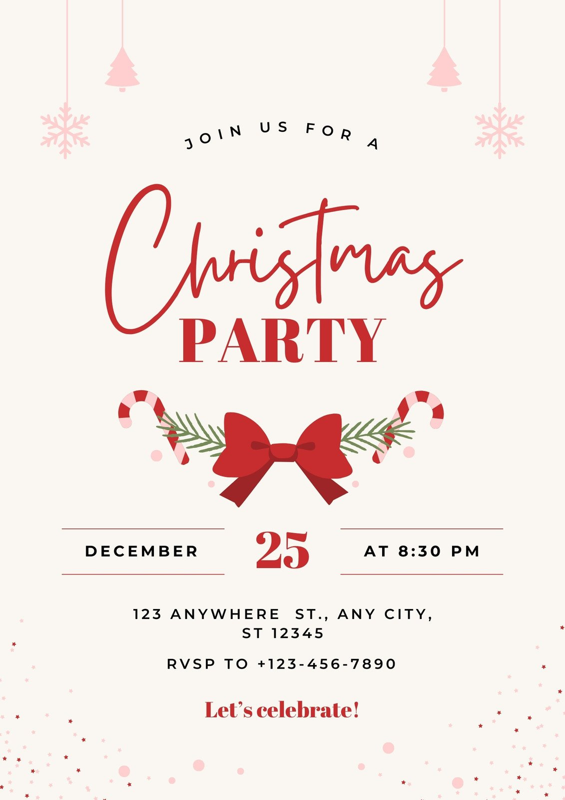 Free, Printable, Customizable Christmas Flyer Templates | Canva regarding Christmas Sale Flyer Template Free