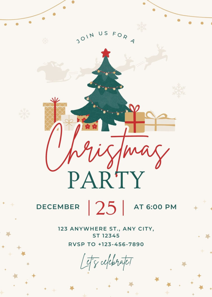 Christmas Party Email Template