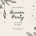 Free, Printable, Customizable Christmas Invitation Templates | Canva Within Christmas Party Save The Date Template Free Download