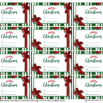 Free Printable Holiday Gift Tags – A Well Crafted Party With Christmas Name Tag Template