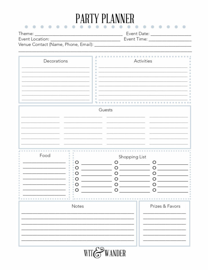 Christmas Party Planner Template Christmas Party Planner Template