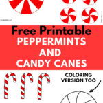 Free Printable Peppermint Candy Template   Pertaining To Christmas Peppermint Candy Template