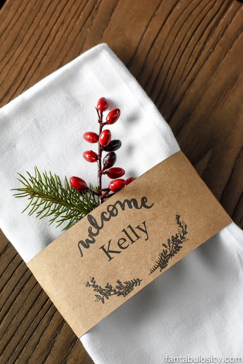 Free Printable Place Cards &amp;amp; Customizable For Names! intended for Christmas Name Place Cards Template Free