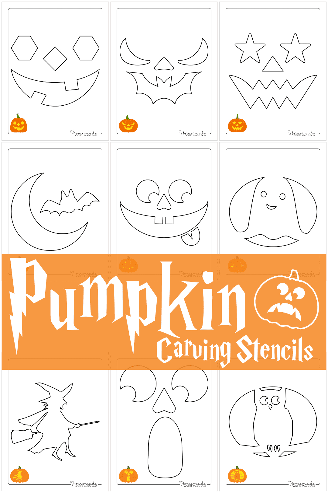 Free Printable Pumpkin Carving Stencils &amp;amp; Templates For Halloween intended for Christmas Pumpkin Carving Template