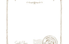 Free Printable Santa Letter Templates You Can Customize | Canva with Christmas Letter Template Download