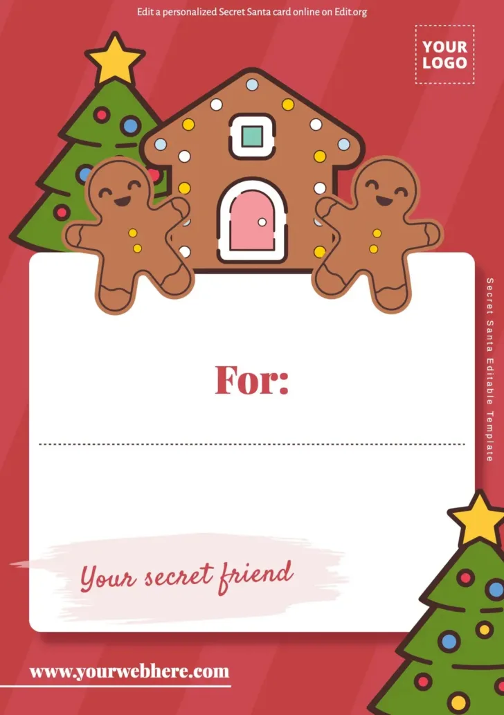 Christmas Secret Santa Invitation Template Free