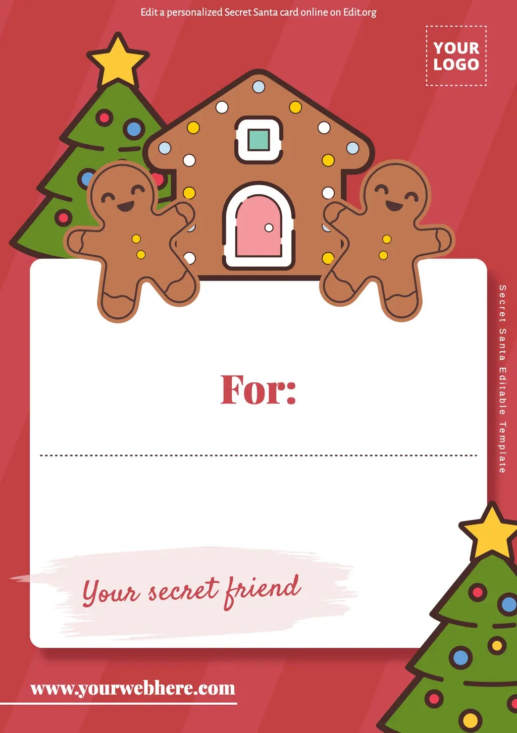 Free Printable Secret Santa Templates with regard to Christmas Secret Santa Invitation Template Free
