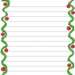 Free Printable Writing Paper Christmas, Download Free Printable Intended For Christmas Paper Template Printable Free