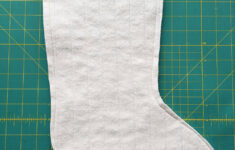 Free Quilted Christmas Stocking Pattern – Suzy Quilts inside Christmas Stocking Template Sewing