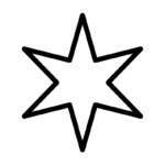 Free Star Template Printables   World Of Printables Within Christmas Star Template Large