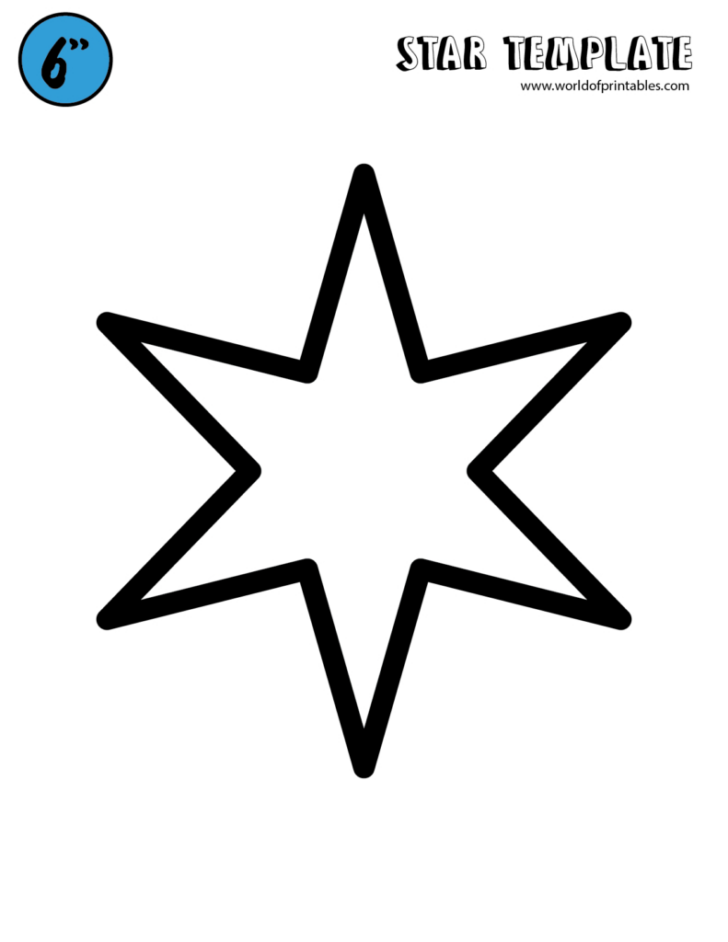 Christmas Star Template Large Christmas Star Template Large