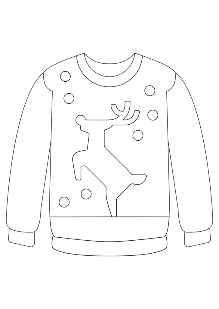 Christmas Sweater Template Free Christmas Sweater Template Free