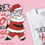 Funny Christmas Ho T Shirt Design Vector Download With Christmas T Shirt Template