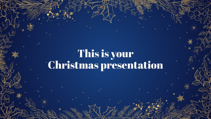 Christmas Presentation Template Free