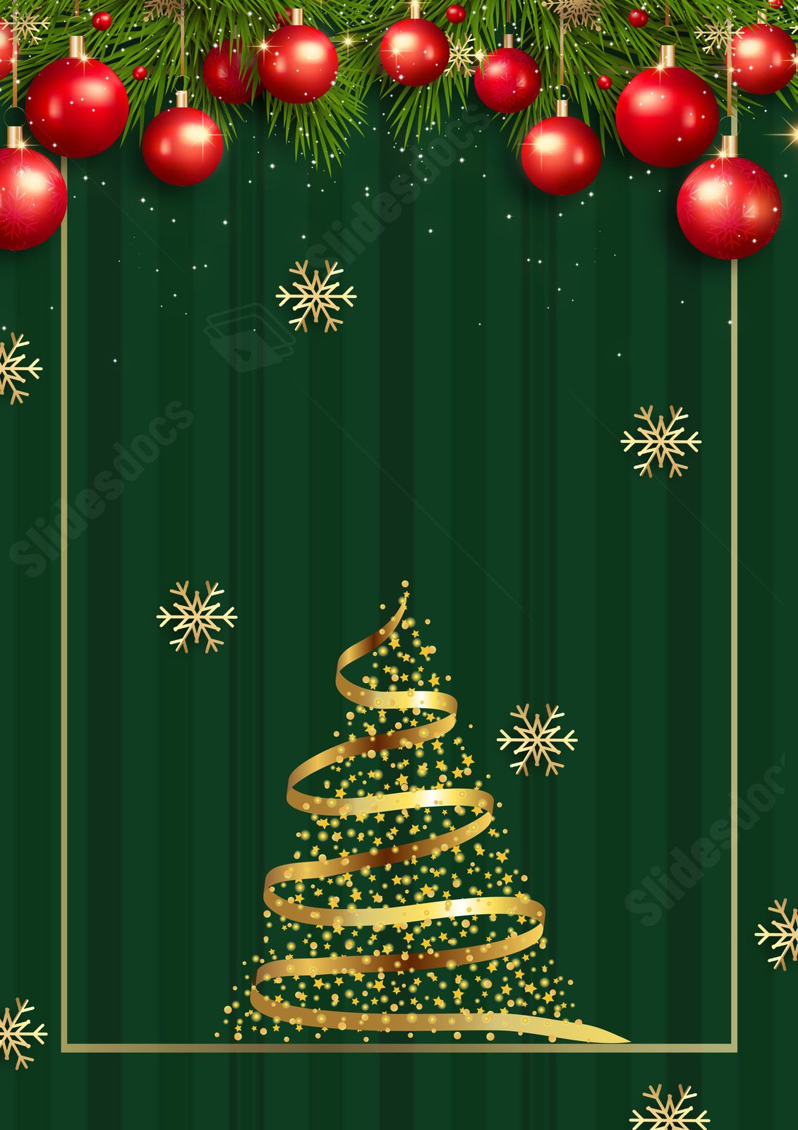 Golden Christmas Tree Adds A Dash Of Cuteness To Christmas Page regarding Christmas Tree Border Template