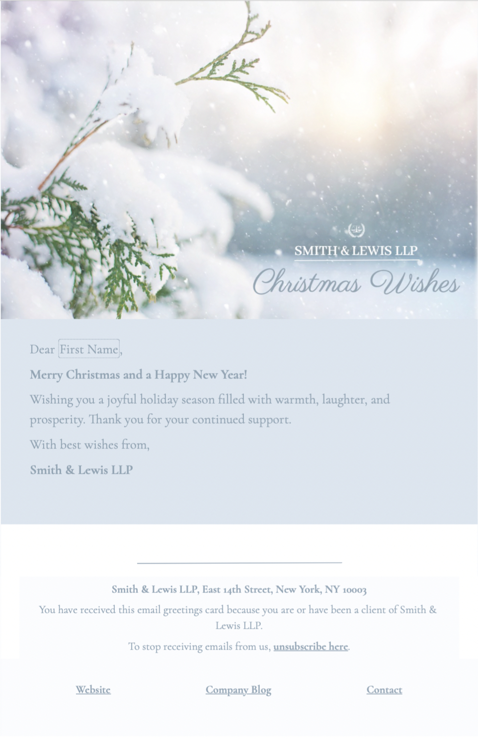 Holiday Emails To Send To Your Employees - Mail Designer – Create with regard to Christmas Message To Staff Template