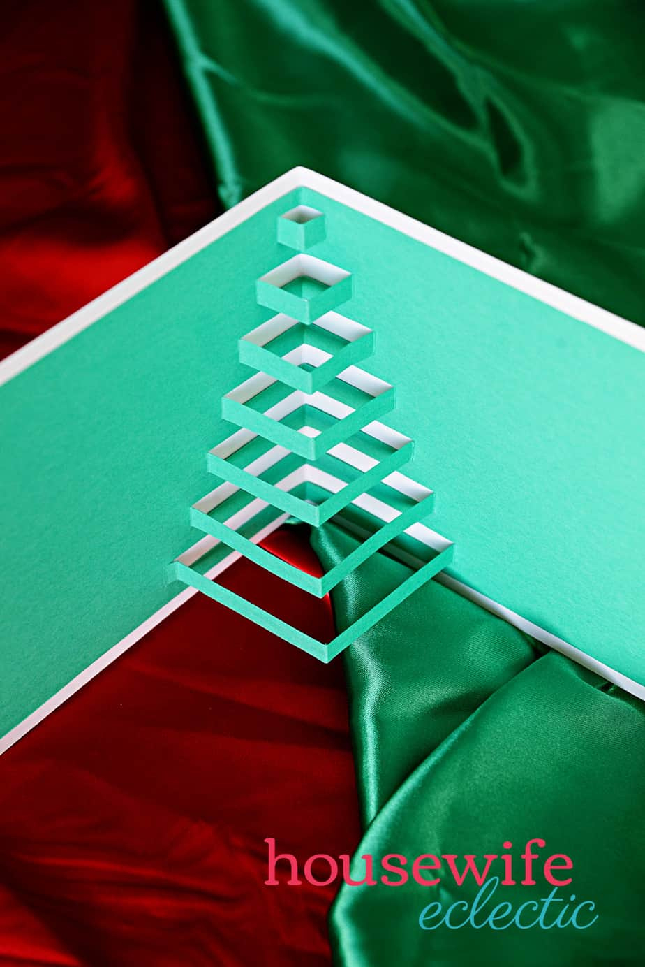 Homemade Pop-Up Christmas Tree Card (With Free Printable Template intended for Christmas Pop Up Card Template Free Download