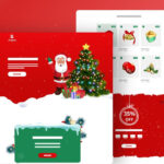 How To Create Stunning Christmas Landing Page In Wordpress [Free Elementor  Template] | Essential Addons For Elementor Intended For Christmas Landing Page Template